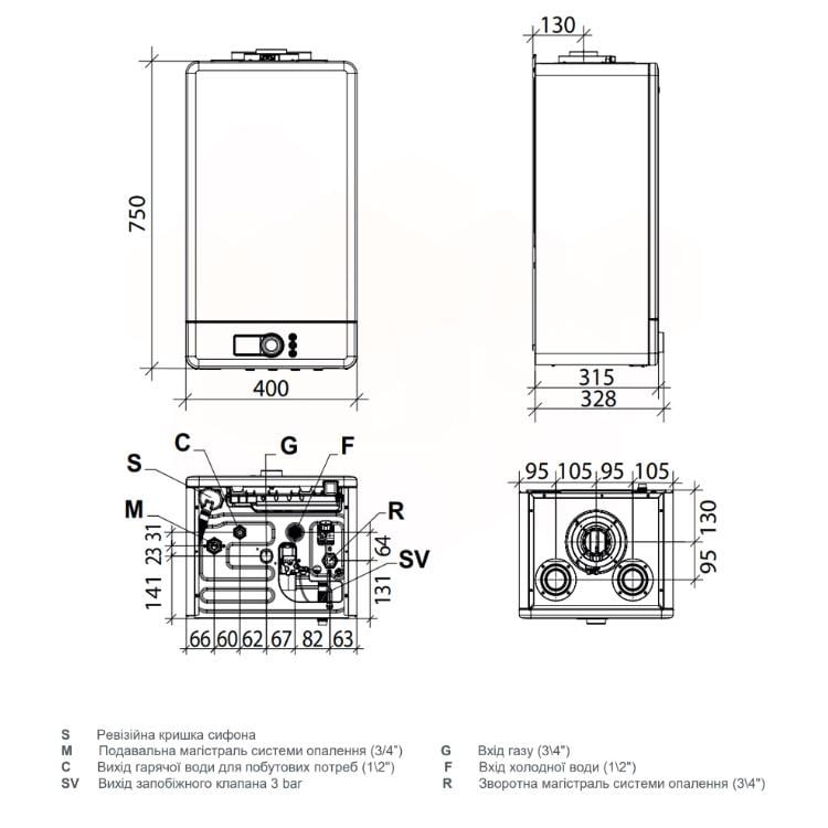 Котел конденсационный настенный Nova Florida DELFIS NEXT KC 26 G Solar Pro Function двухконтурный с частотным насосом (29516927) - фото 6