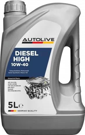Моторное масло AUTOLIVE Diesel High 10W-40 5 л
