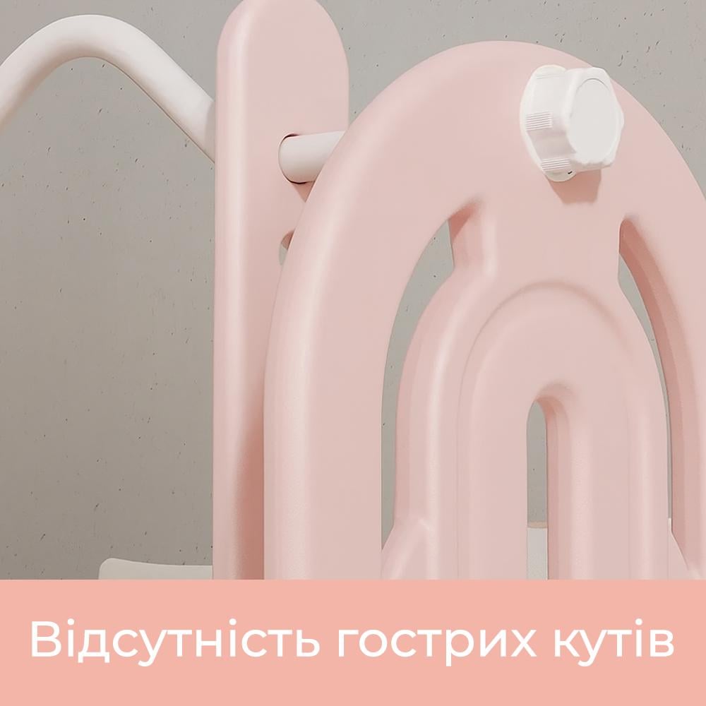 Детский игровой комплекс Lumpurini Gabriele 5-в-1 с горкой и качели/кабиной водителя/баскетбольным кольцом (C-HT003-10b) - фото 5 Детский игровой комплекс Lumpurini Gabriele 5-в-1 с горкой и качели/кабиной водителя/баскетбольным кольцом (C-HT003-10b) - фото 5