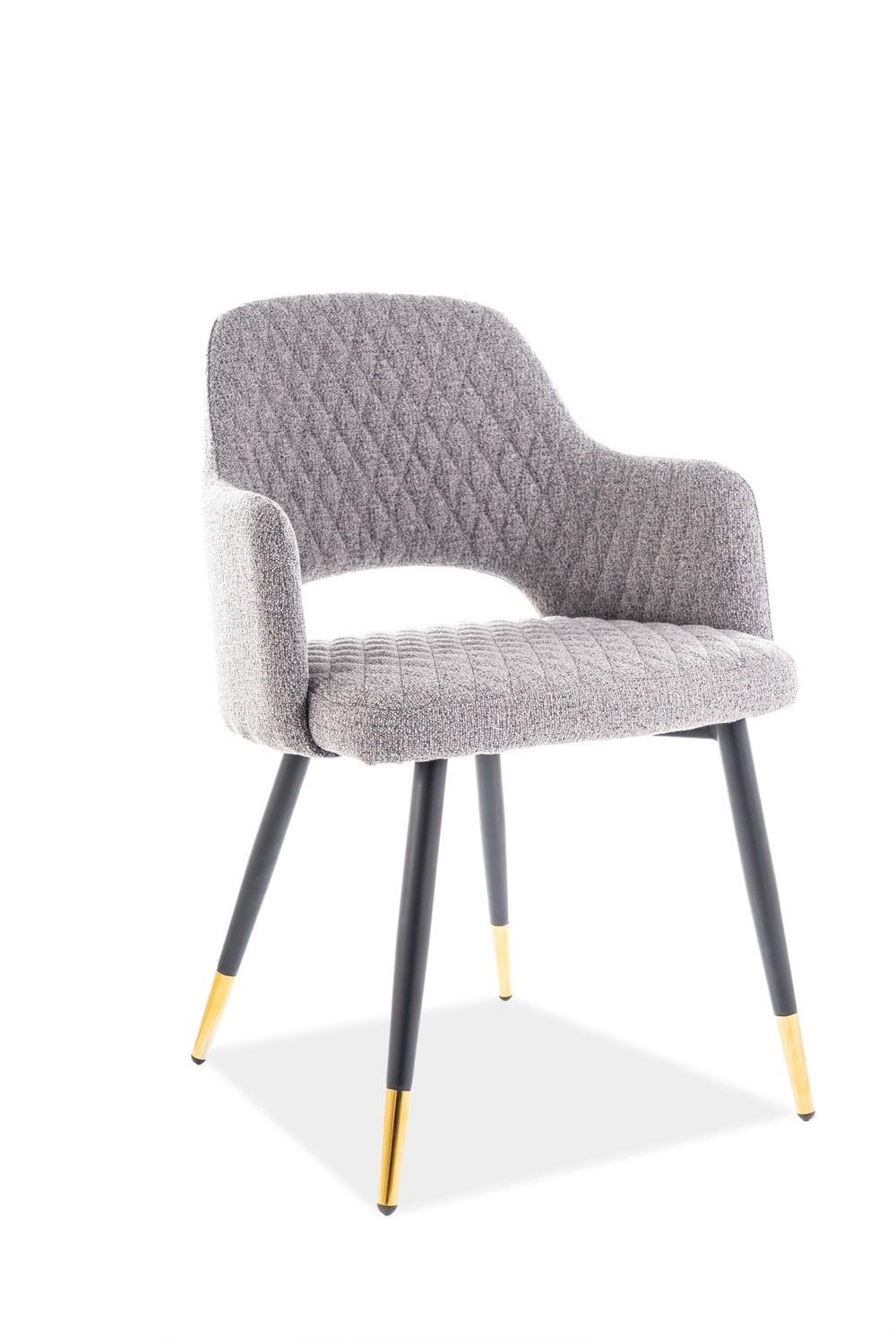 Стул Signal Franco Серый/Черный/Золотой