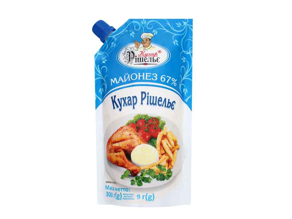 Майонез Кухар Ришелье столовый 67% 300 г (728210)