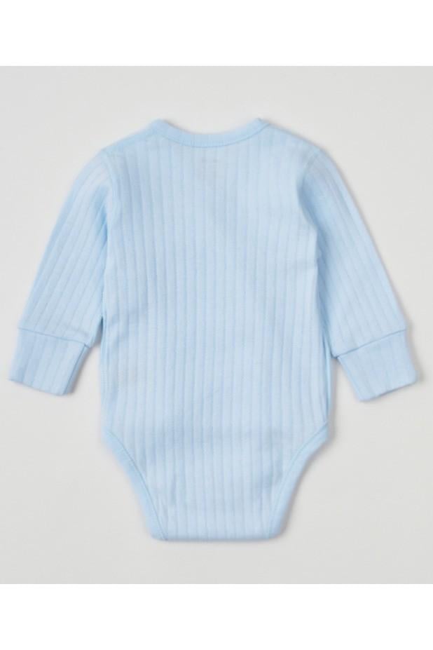 Боди KRAKO 56-62 см ажур Голубой (77317) - фото 4