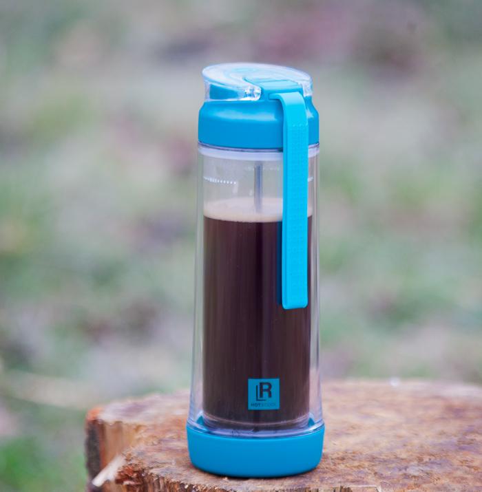 Френч пресс-бутылка портативный LUNCH RIGHT Hot&Cool LR400GY 400 мл (27667368) - фото 9