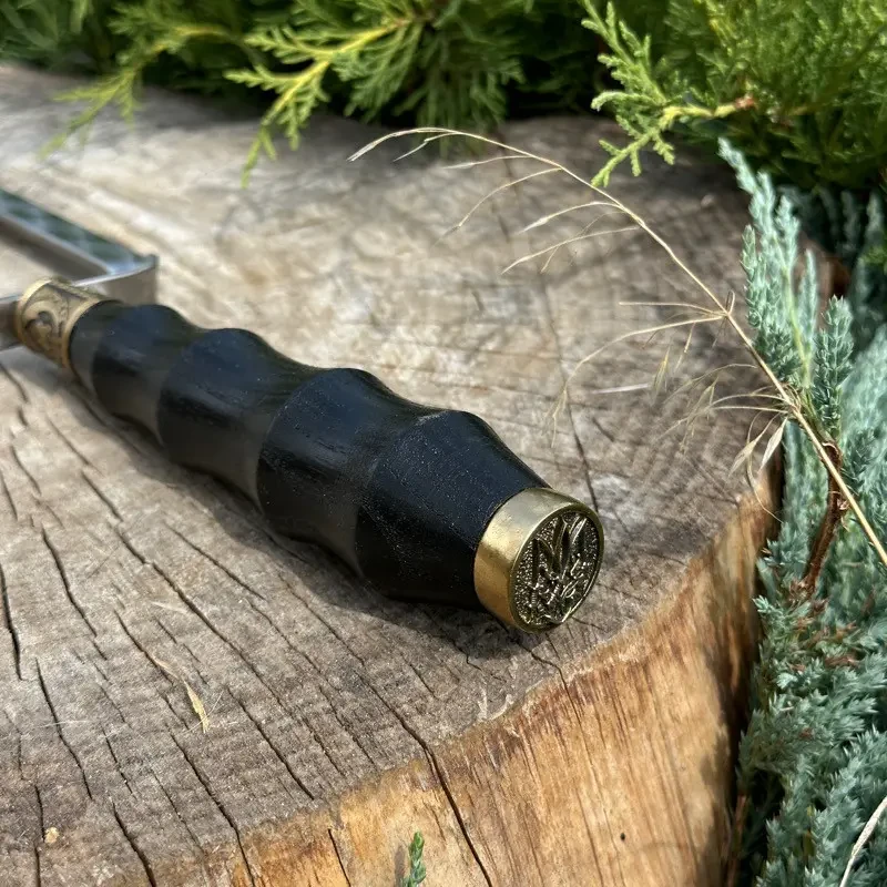 Шампур подвійний Український герб коло із нержавіючої сталі (SKK27) - фото 2 Шампур подвійний Український герб коло із нержавіючої сталі (SKK27) - фото 2