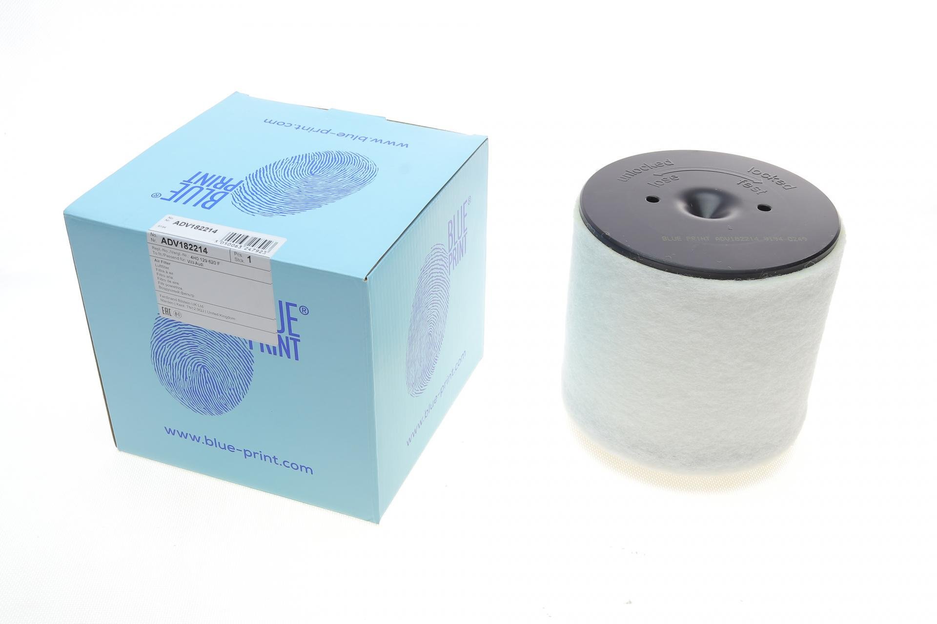 Фильтр воздушный BLUE PRINT для Audi A8 4,2/6,3FSI quattro 09-/S8 4,0TFSI quattro 12-18 (ADV182214)