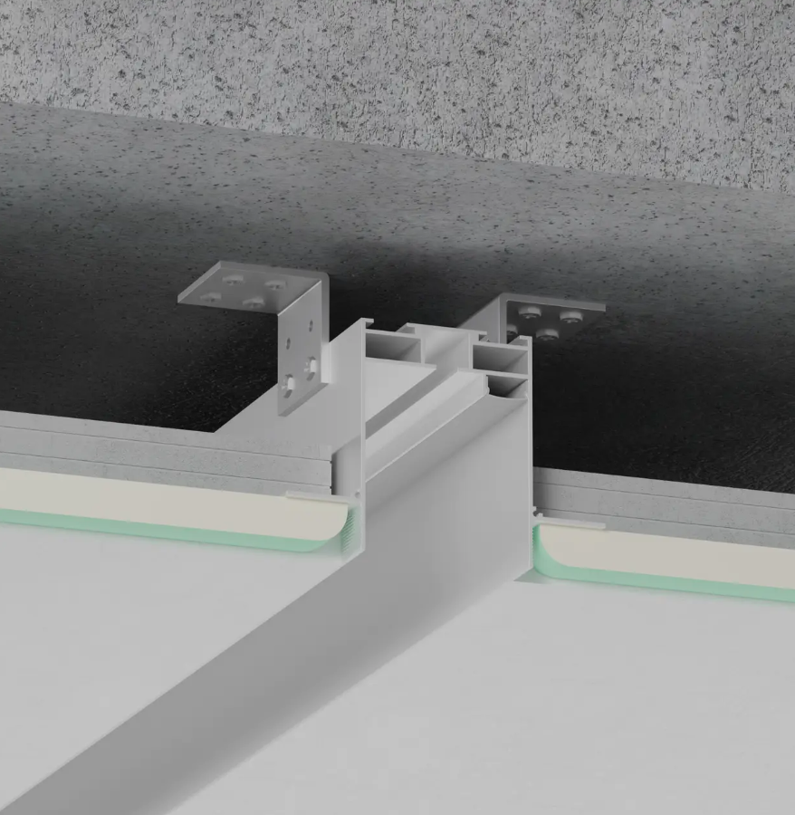 Карниз прихованого монтажу Solo Light Білий
