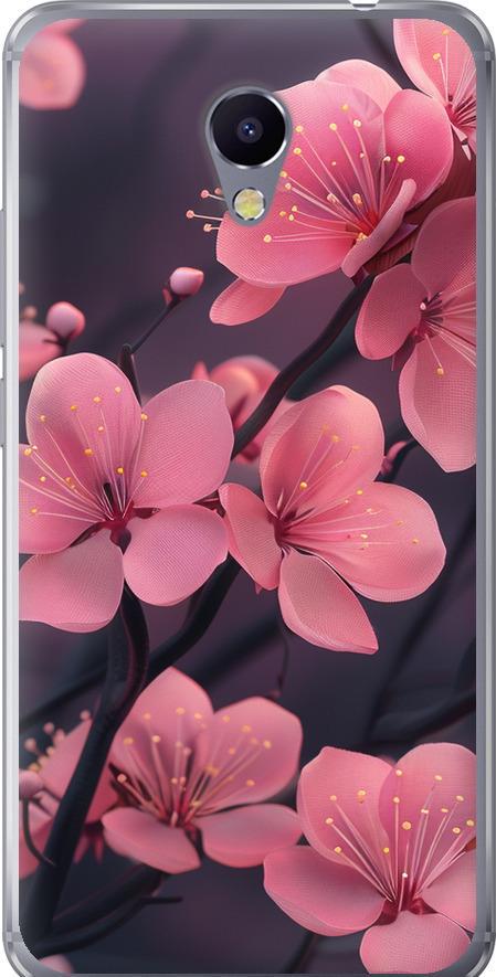 Чохол на Meizu M5 Note Пурпурова сакура (6075u-447-42517)