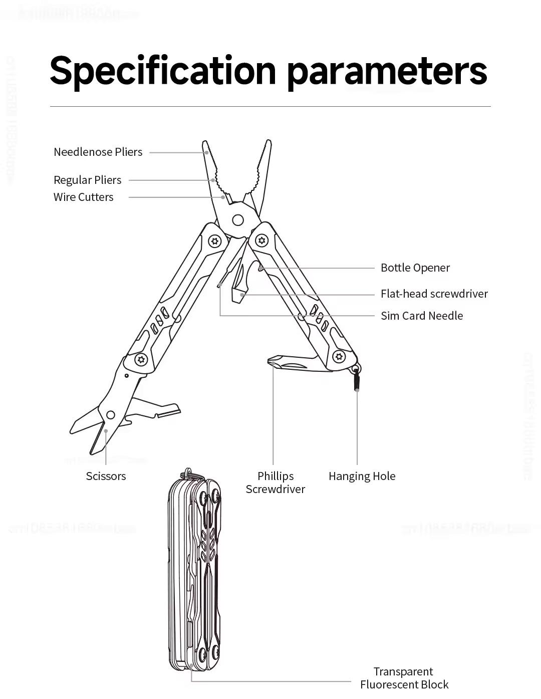 Мультитул NexTool Mini Sailor 10в1 - фото 2