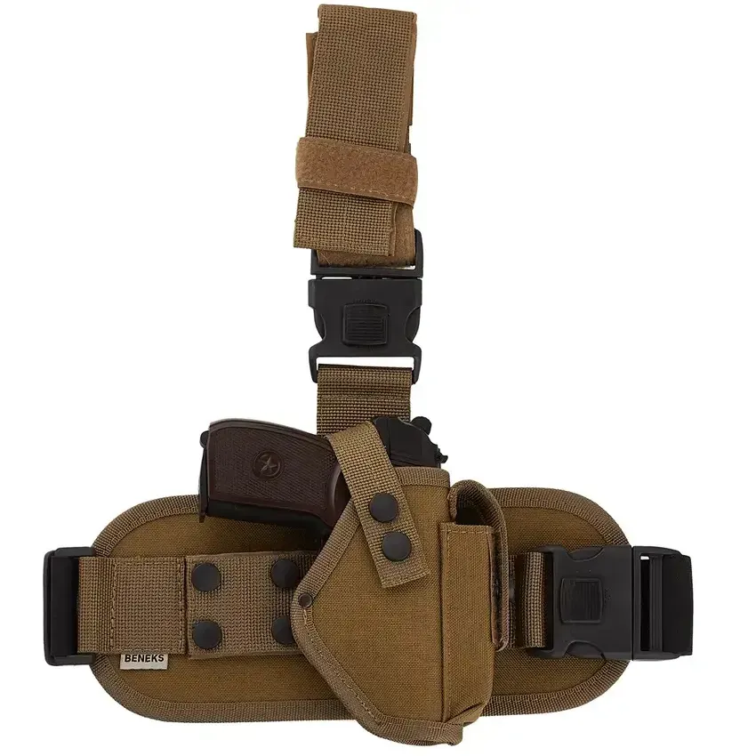 Кобура ПМ бедренная Койот (25028656) - фото 1 Кобура ПМ бедренная Койот (25028656) - фото 1