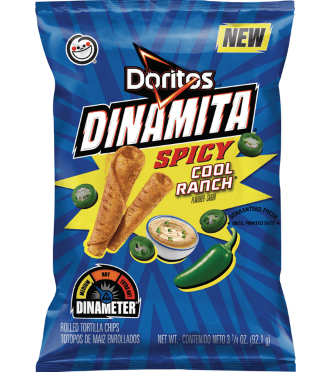 Чипсы Doritos Dinamita Tortilla Chips Spicy Cool Ranch 92,1 г (3118553938) Чипсы Doritos Dinamita Tortilla Chips Spicy Cool Ranch 92,1 г (3118553938)