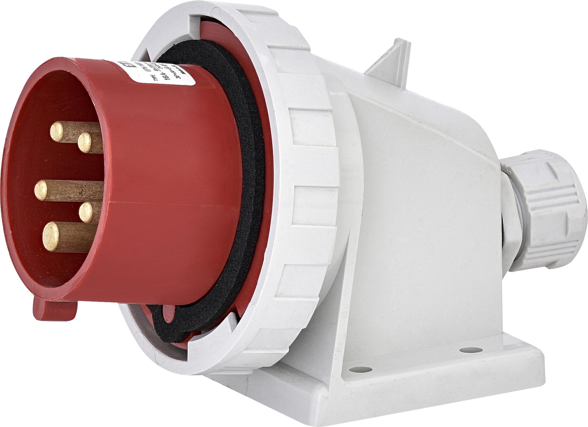 Вилка настінна ETI EPH-3253 IP67 32A 400V 3P+N+PE