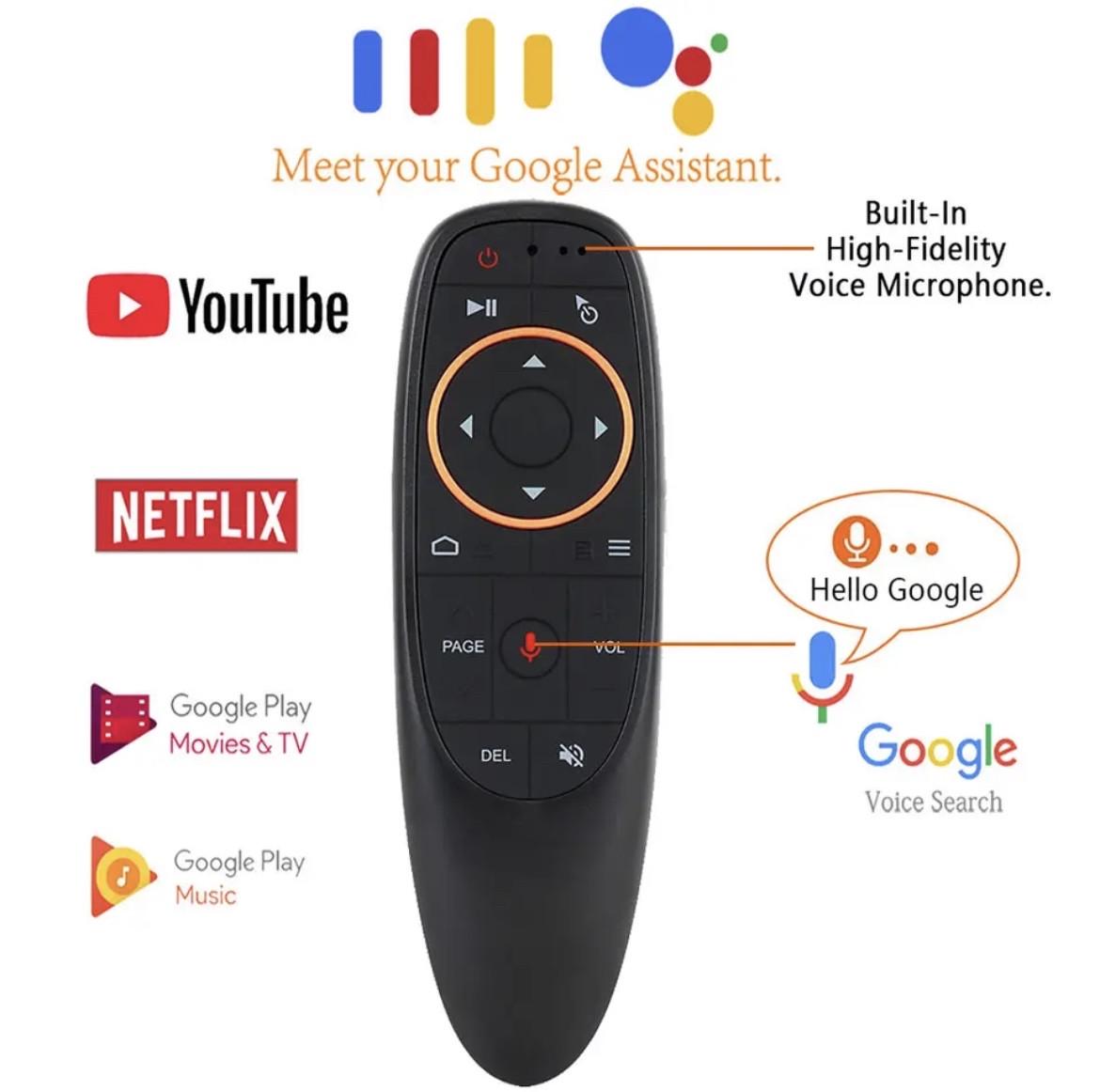 Аэропульт G10S с микрофоном и гироскопом Air Mouse удобный пульт для смарт приставок - фото 3