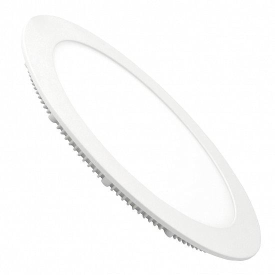 LED-світильник вбудований Eurolamp LED-DLR-18/4 18W 1550 Lm 4000K Ø 167 IP20 Білий (4260410480786)