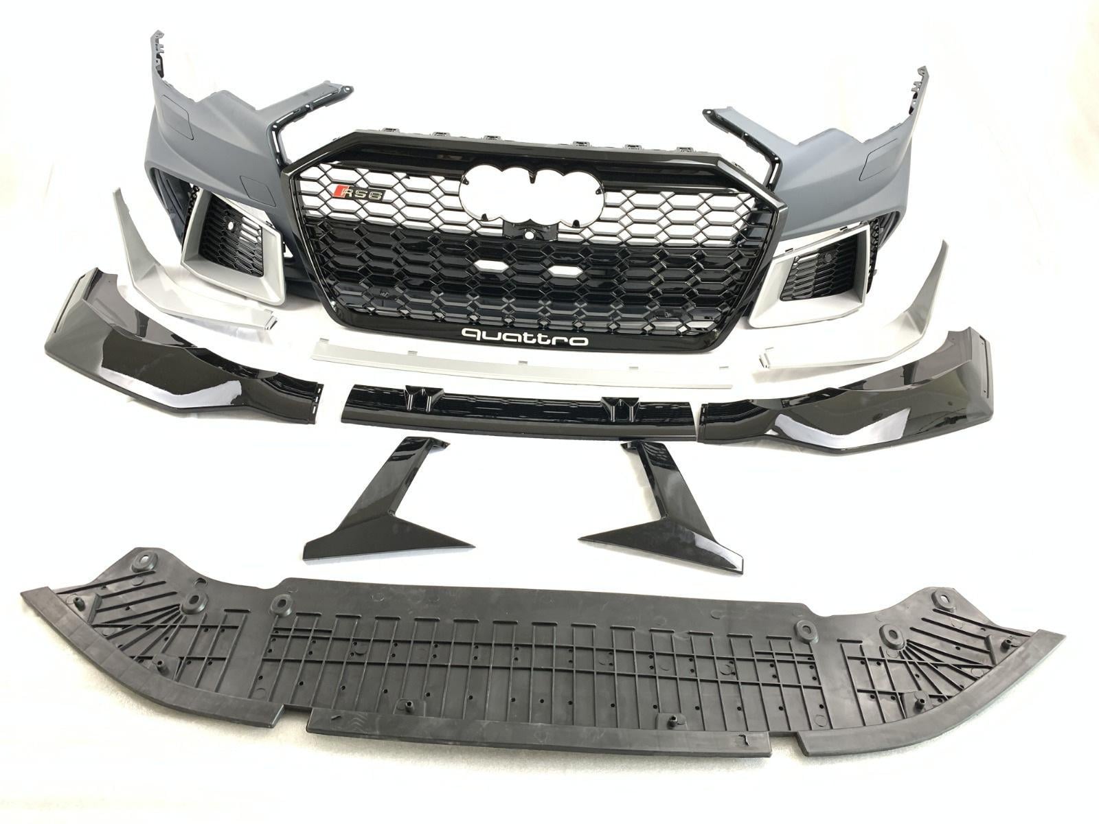 Бампер передний GT GT Tuning для Audi A6 RS-Style C8 2018-рр. пластик под покраску (26689521)