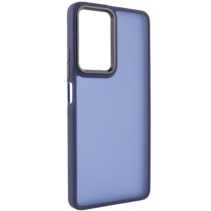 Противоударный Чехол TPU+PC Lyon Frosted для Xiaomi Poco F5 / Note 12 Turbo Navy Blue - фото 1