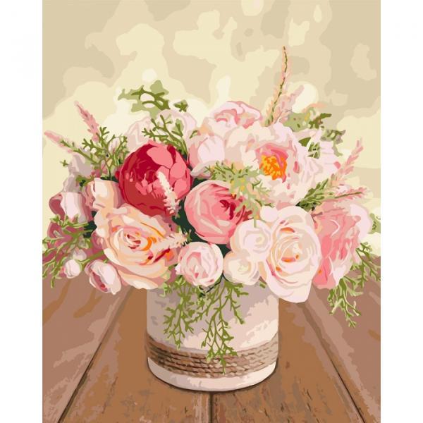 Набор для росписи по номерам Идейка Чарующий букет 40х50 см (КНО3085-mt)