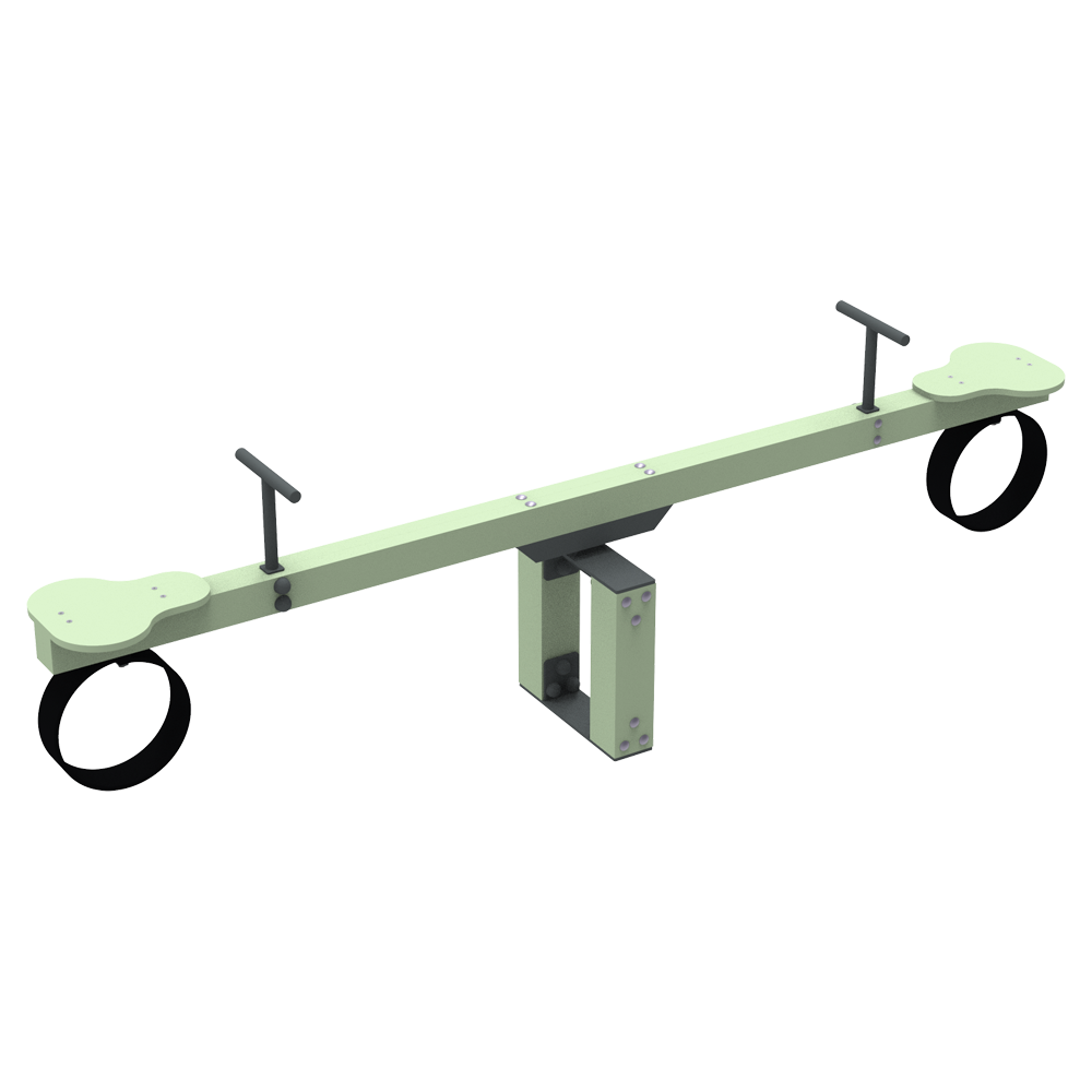 Качеля-балансир для детской площадки Kidigo Wood Go 252х40х74 см Зеленый (1419112834)