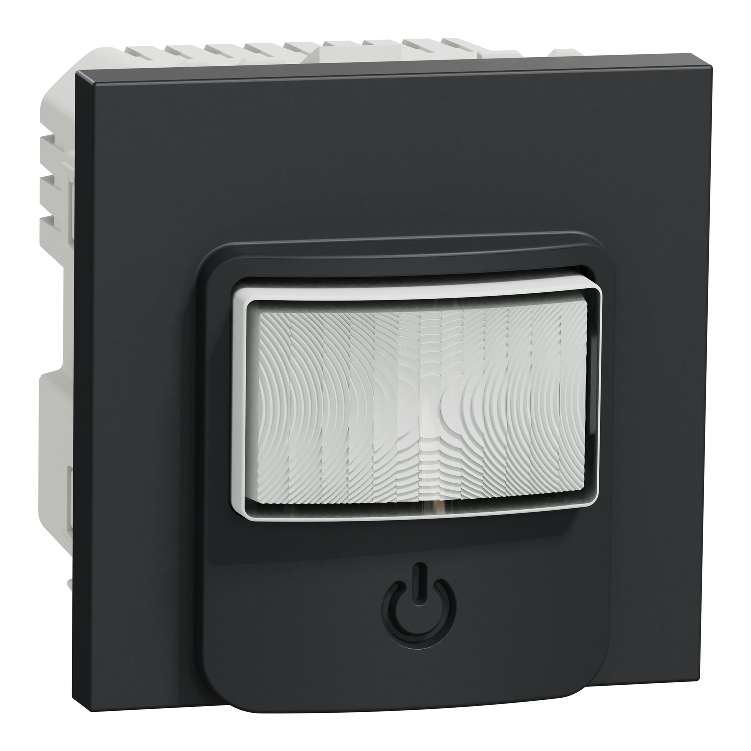 Датчик руху з вимикачем Schneider Electric Unica New 10A PC Антрацит (NU352554)