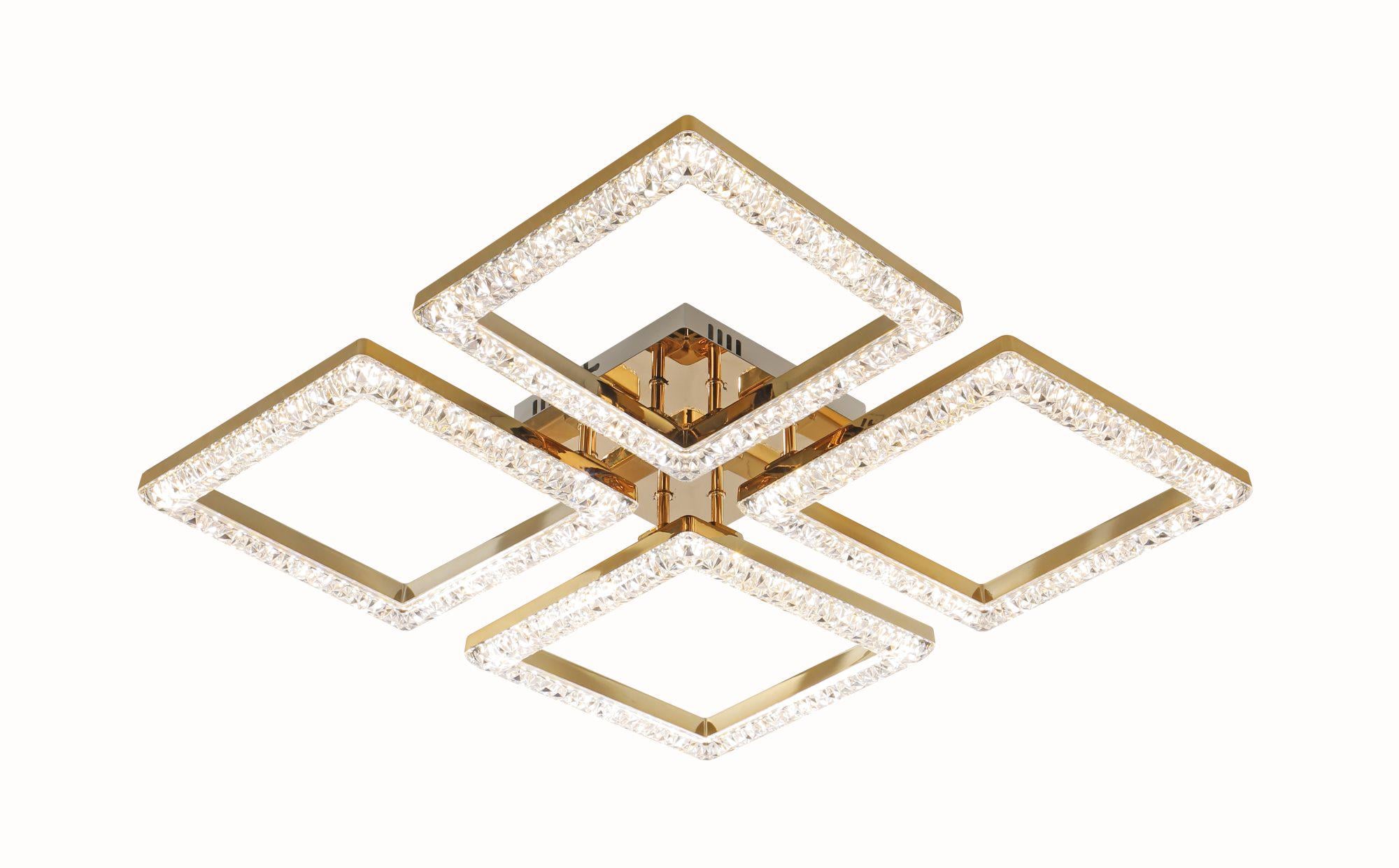 Люстра LED потолочный INTEREES IS 2186-4C Золотой