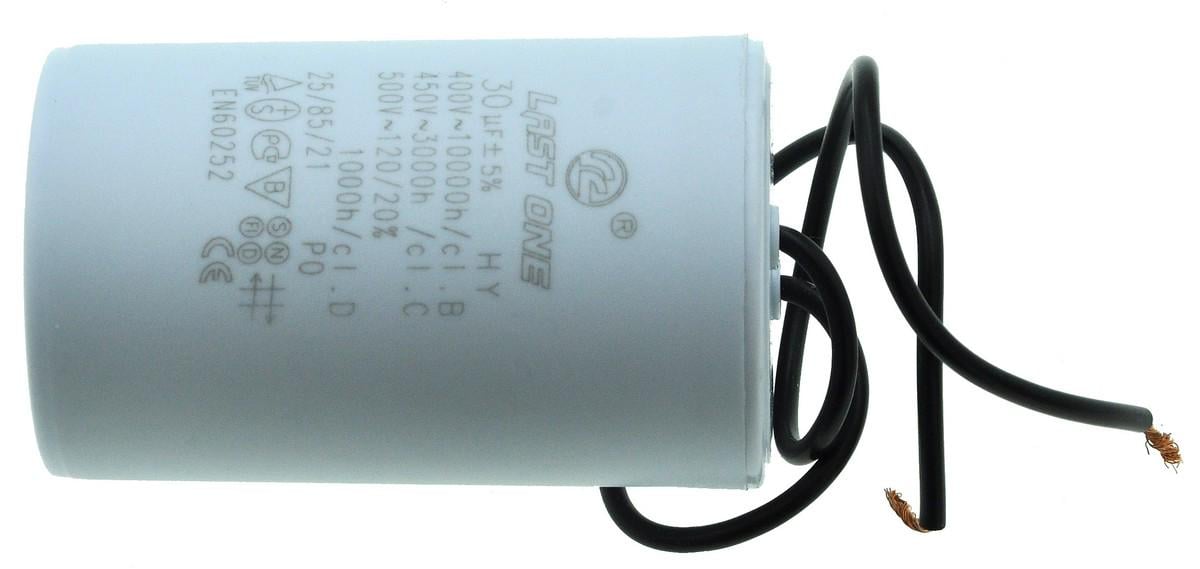 Конденсатор Last One провода HY13 CBB-60 30 мкф 45х72 мм