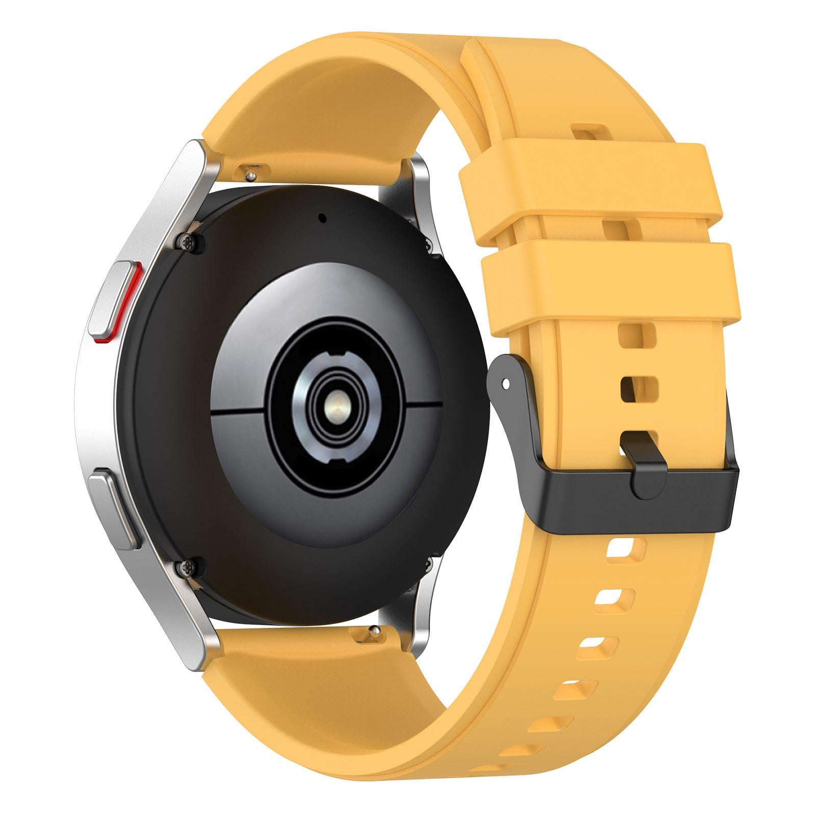 Ремінець силіконовий Watchbands GT для Samsung Galaxy Watch 6 40/44 мм Жовтий (EP06-9WB46293730)