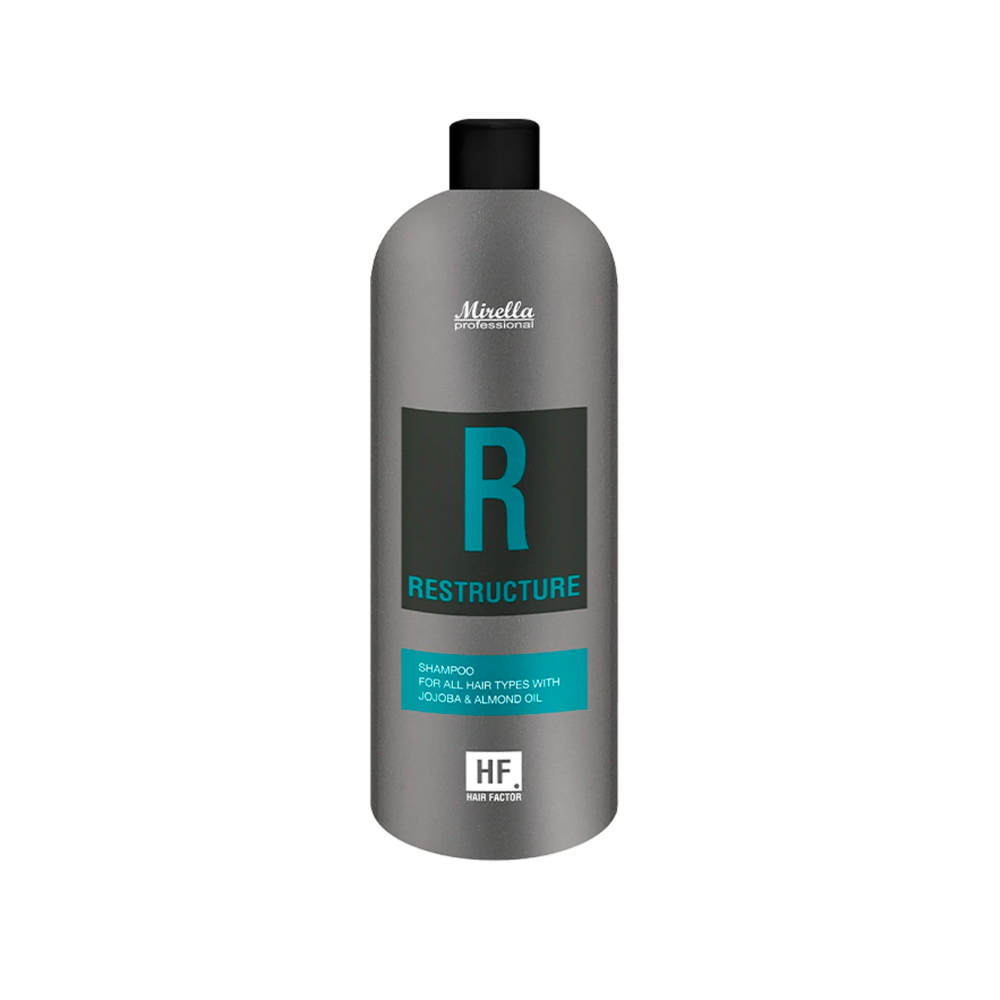 Шампунь для всіх типів волосся з мигдальною олією Mirella Professional HF R Restructure Shampoo 1000 мл