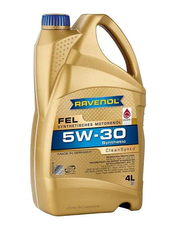 Моторне мастило RAVENOL 5W-30 FEL SN/CF С2 Mid Sap 4 л (1111123-004)