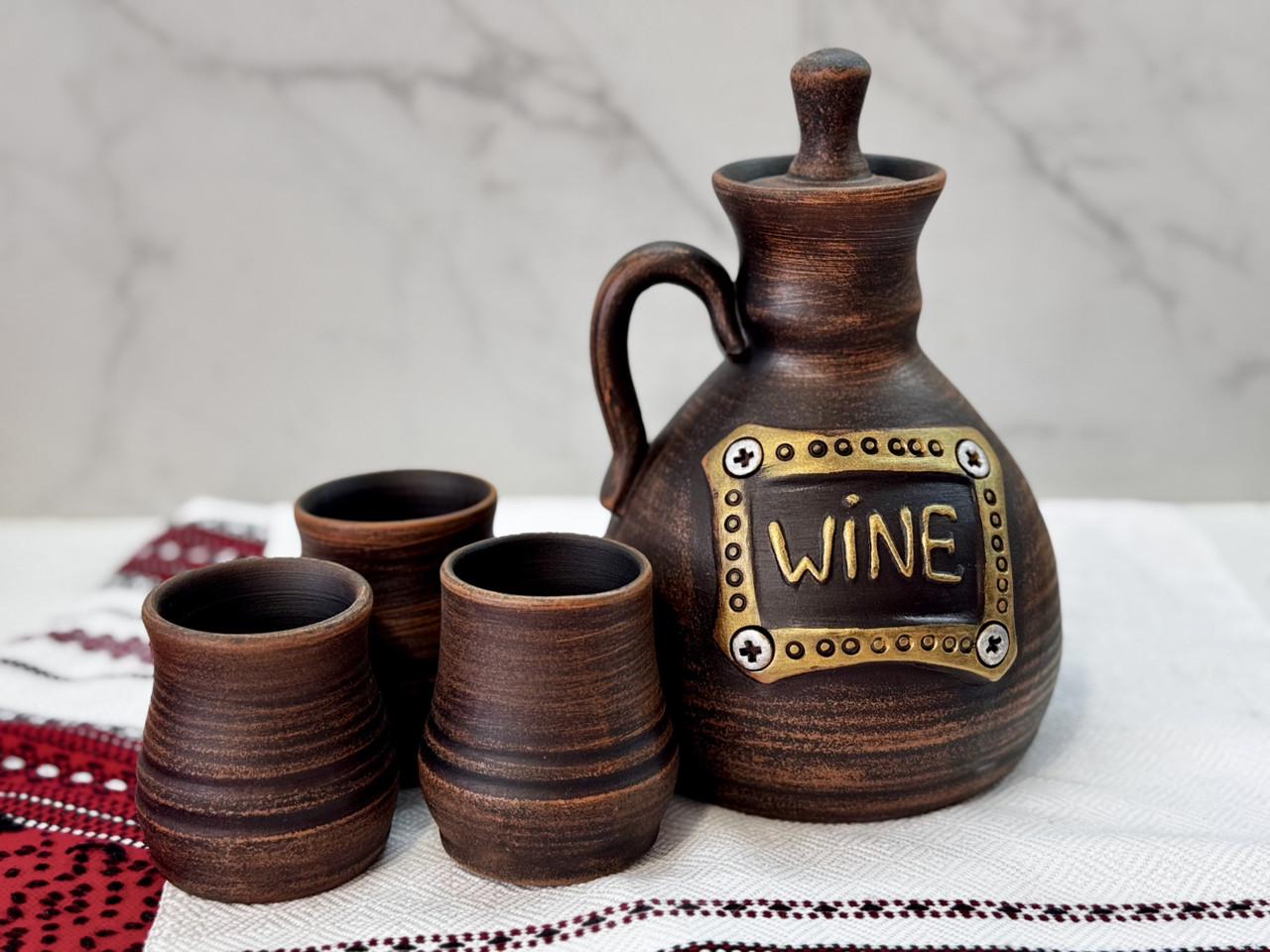 Набор винный штоф 700 мл и бокалы 100 мл (2632728080)