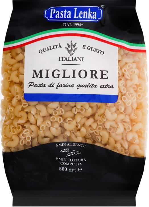 Макарони Pasta Lenka Ріжка рифлена 800 г (12561)