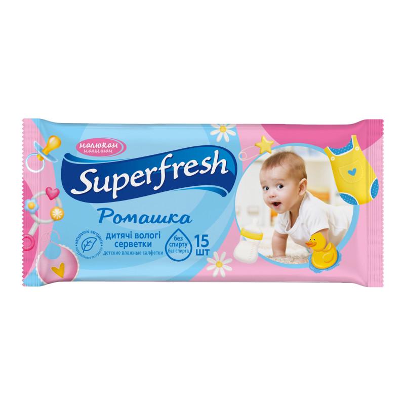 Вологі cepветки Super Fresh 15 шт. (4820048484008)