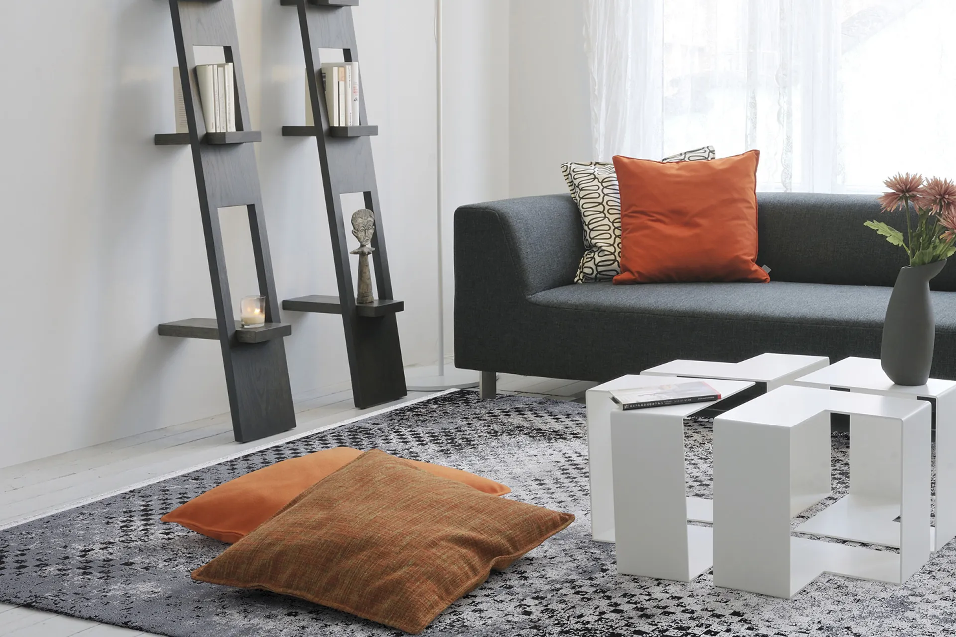 Ковер Babil Bx11A 0,8х1,5 м Grey (4735-10) - фото 2 Ковер Babil Bx11A 0,8х1,5 м Grey (4735-10) - фото 2