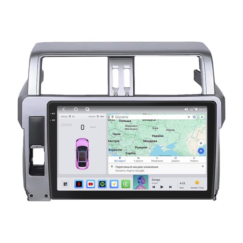 Автомагнитола Lesko для Toyota Land Cruiser Prado 150 Series Рестайлинг 1 2013-2017 4/64 QLED CarPlay Prime 10" (22391986) Автомагнитола Lesko для Toyota Land Cruiser Prado 150 Series Рестайлинг 1 2013-2017 4/64 QLED CarPlay Prime 10" (22391986)