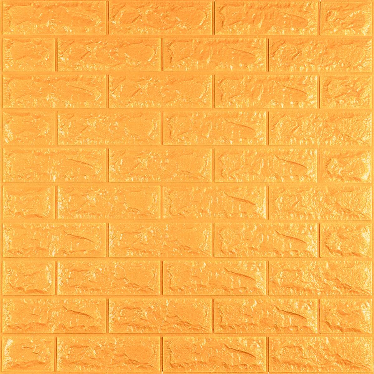 Панель самоклеящаяся 011-7 3D 700х770х7 мм Золотой (SW-00000052)