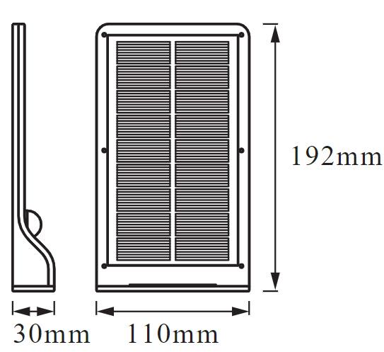 Светодиодный светильний Osram DOORLED SOLAR Черный (4058075267862) - фото 2