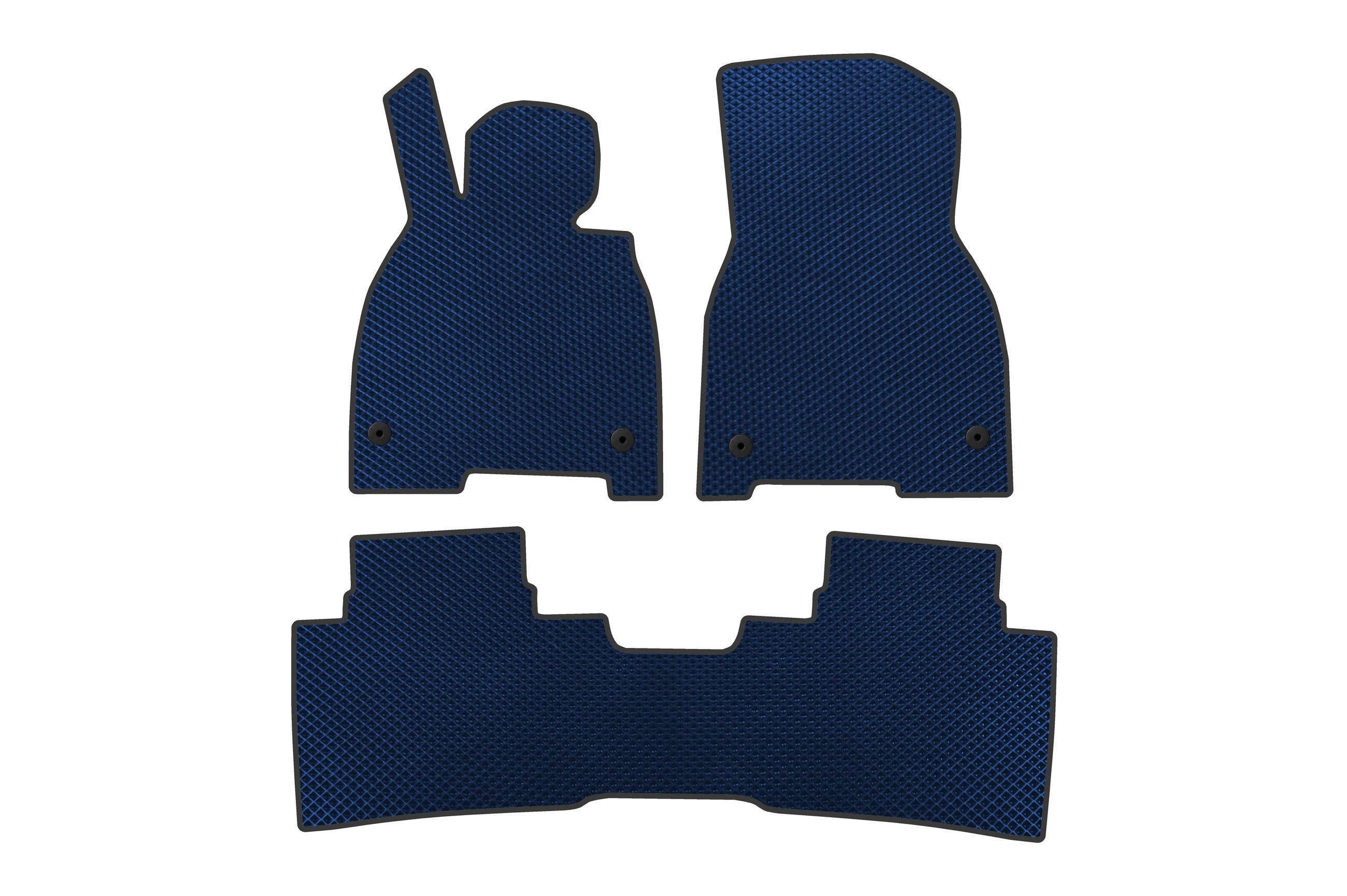 Коврики автомобильные Digital Designs EVA для Mercedes EQS 2021- гг. этилвинилацетат Синий (183831)