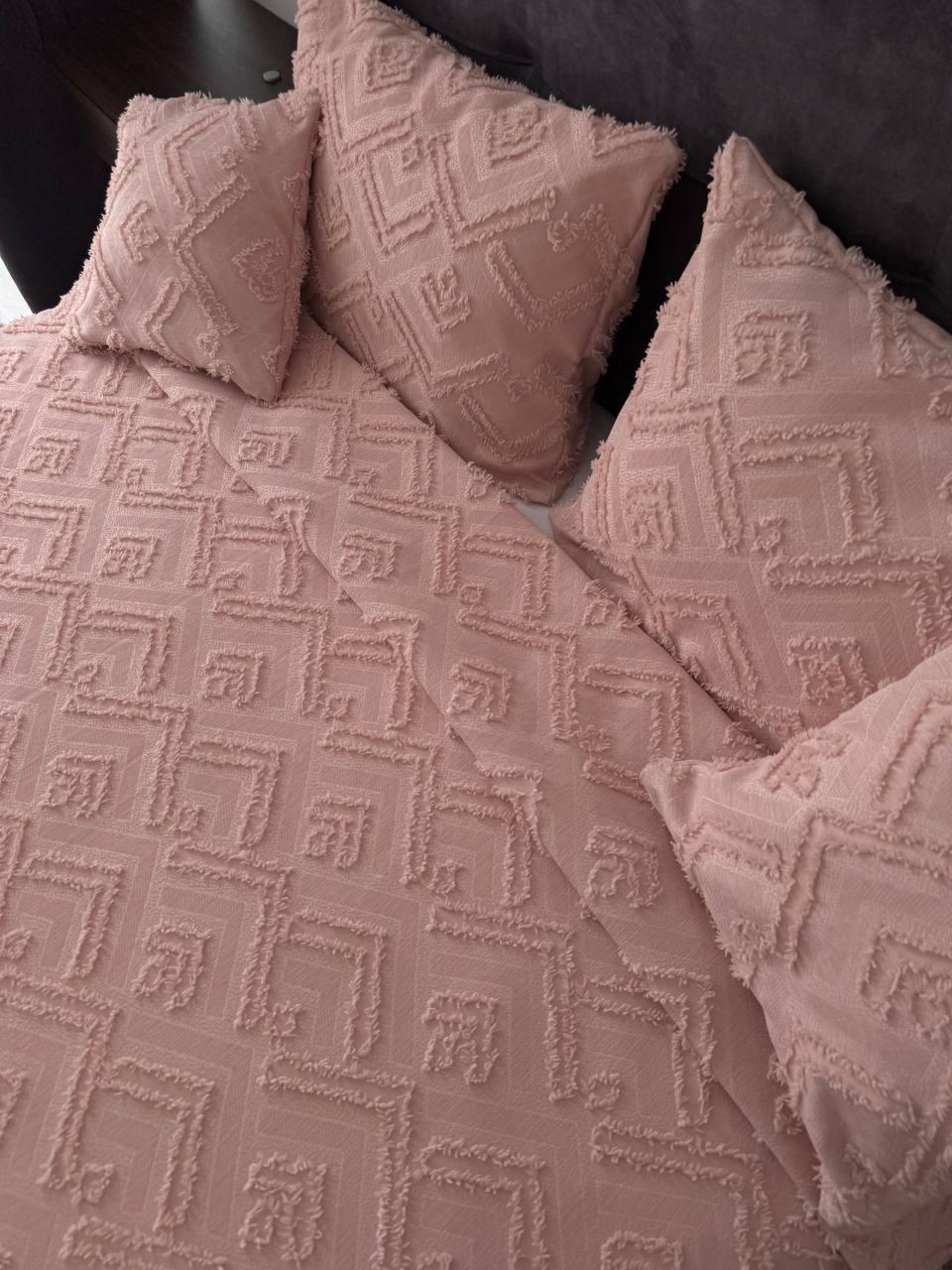 Покривало Бйорк 260x250 см Ніжно-рожевий (23743-12-260x250cm) - фото 9