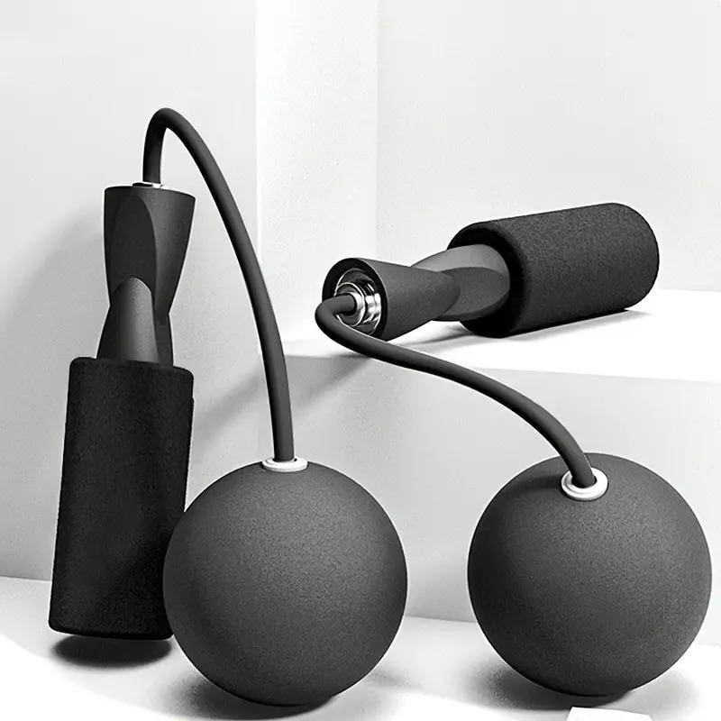 Скакалка с двойным подшипником беспроводная Черный (MA592)