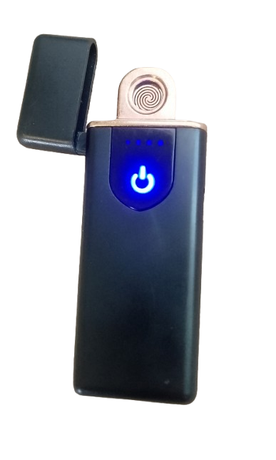 Зажигалка спиральная USB ZGP USB зарядка Черный (2371)