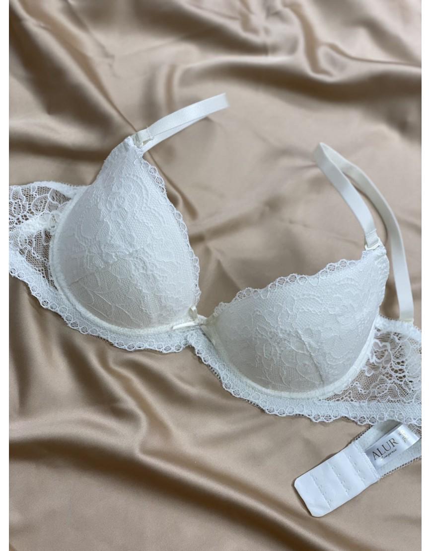 Бюстгальтер з формованими чашками та легким push-up Alur 80B Молочний (109)
