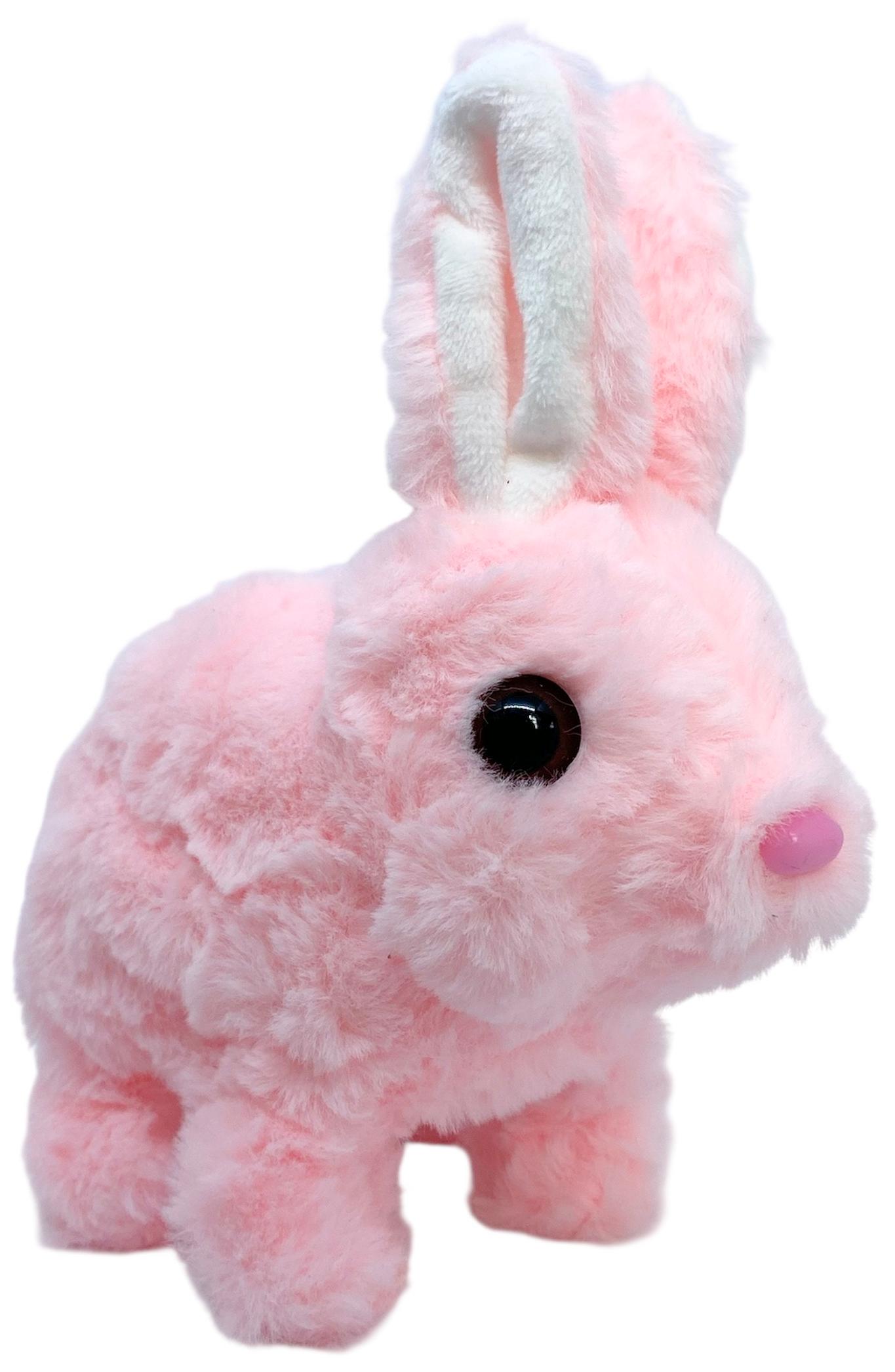 Игрушка интерактивный зайчик двигается прыгающий со звуковыми эффектами Розовый - фото 3 Игрушка интерактивный зайчик двигается прыгающий со звуковыми эффектами Розовый - фото 3