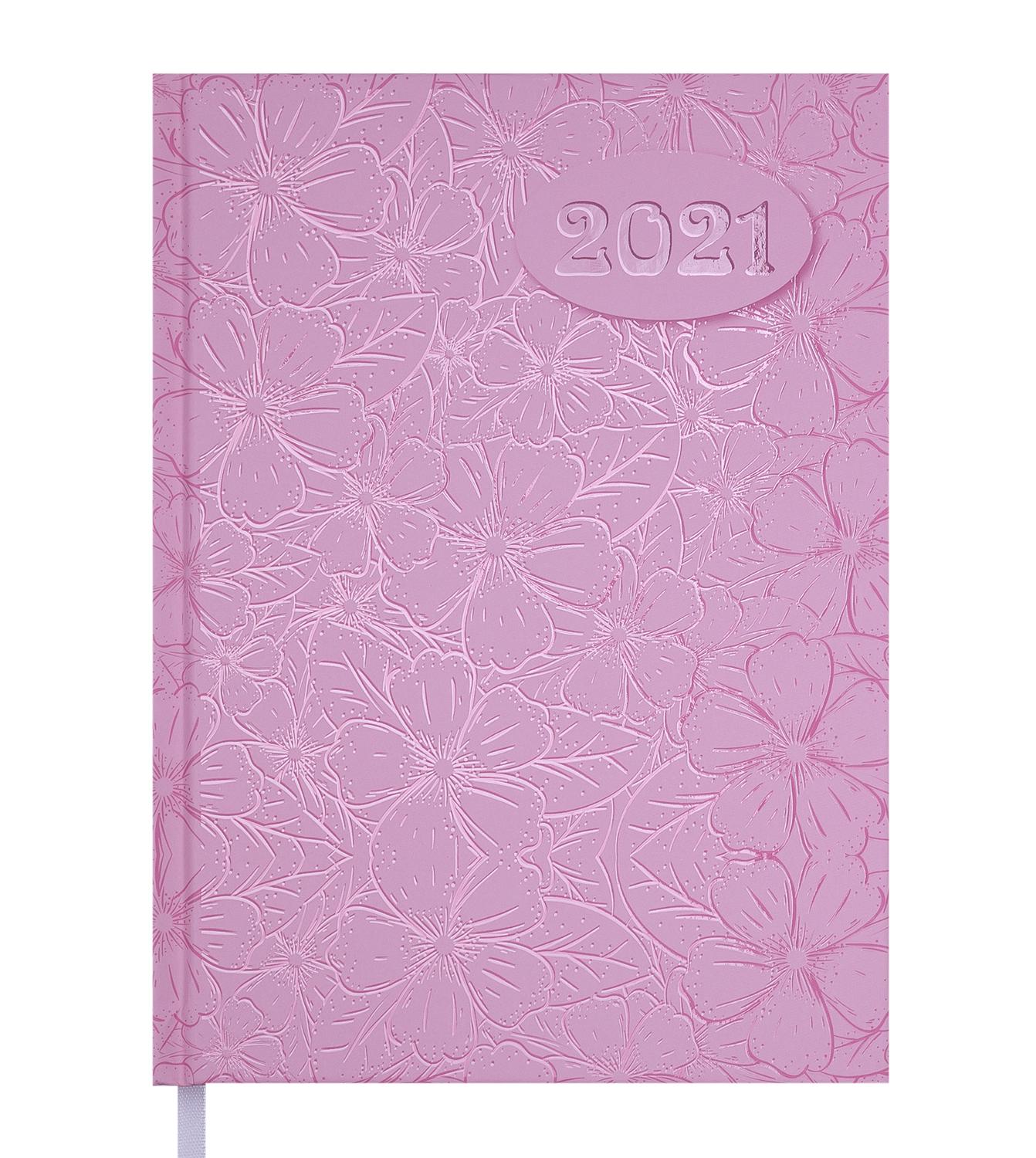 Дневник датированный Buromax Vintage A5 336 страниц Светло-розовый (BM.2174-43)