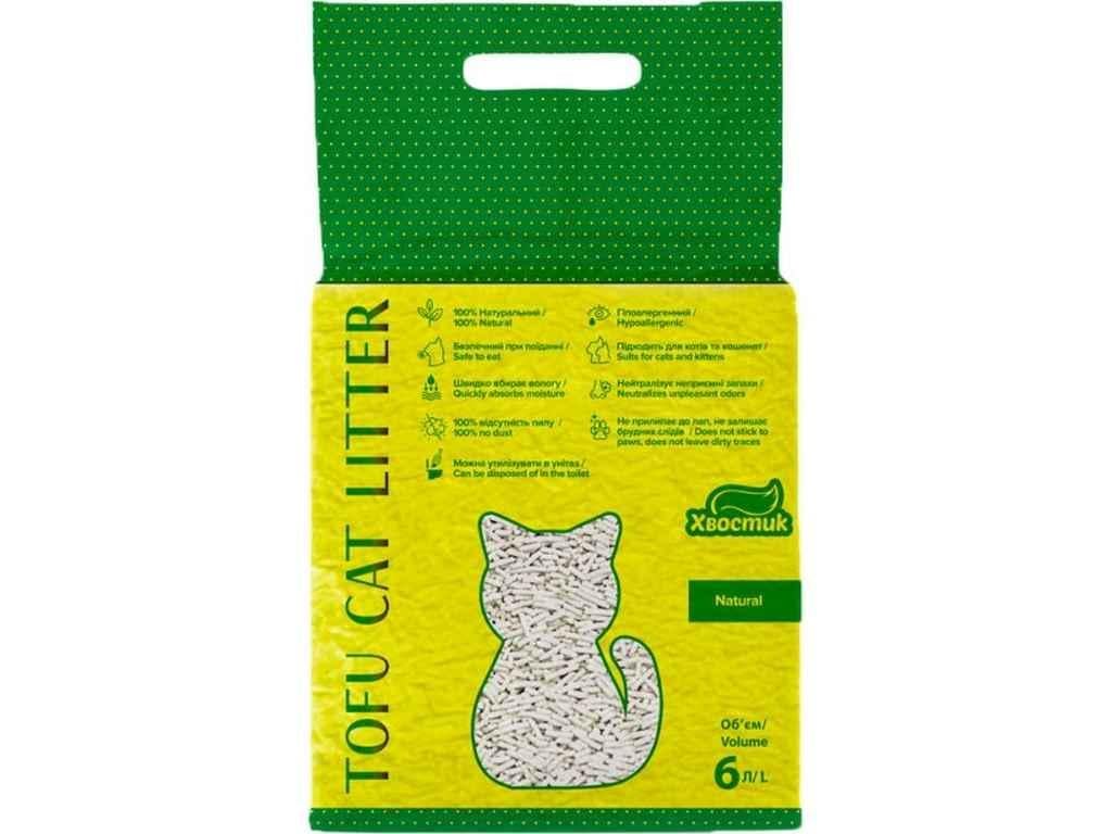 Наполнитель Хвостык TOFU Классик 6 л (986468) Наполнитель Хвостык TOFU Классик 6 л (986468)
