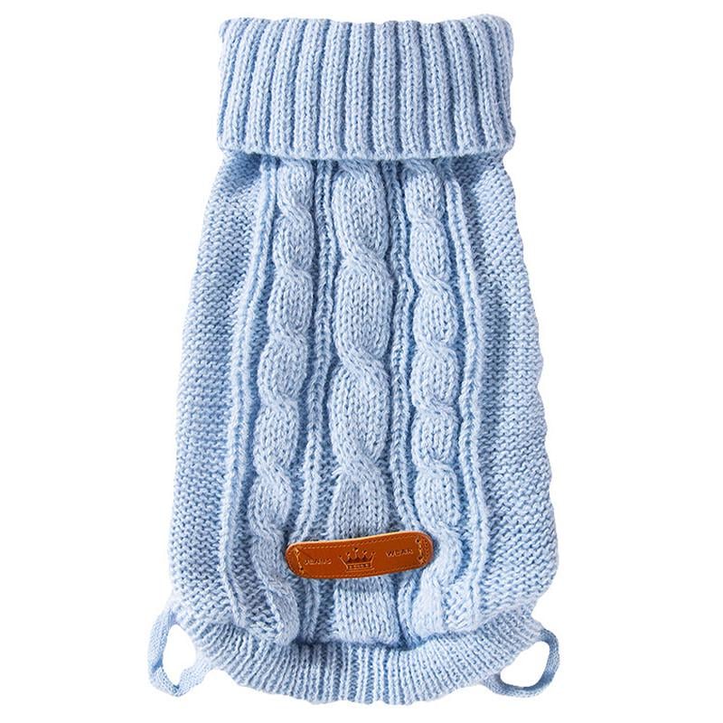 Свитер для животных Hippie dog 2410CGLK8029 вязаный зимний M Blue (25713994)