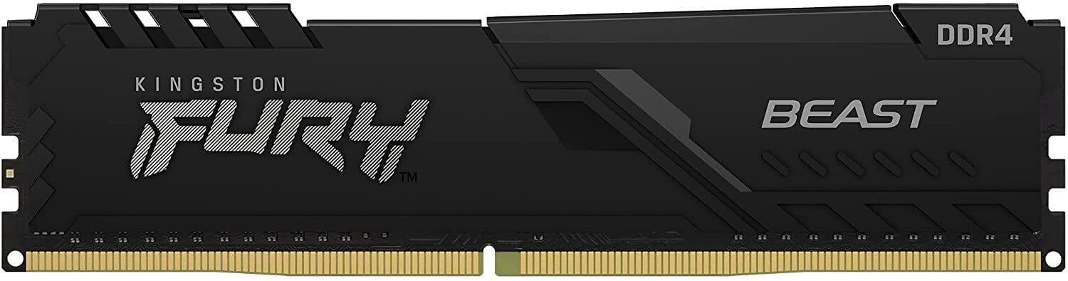 Оперативная память Kingston Fury Beast DDR4 32GB/3200 Black (KF432C16BB/32) - фото 1 Оперативная память Kingston Fury Beast DDR4 32GB/3200 Black (KF432C16BB/32) - фото 1