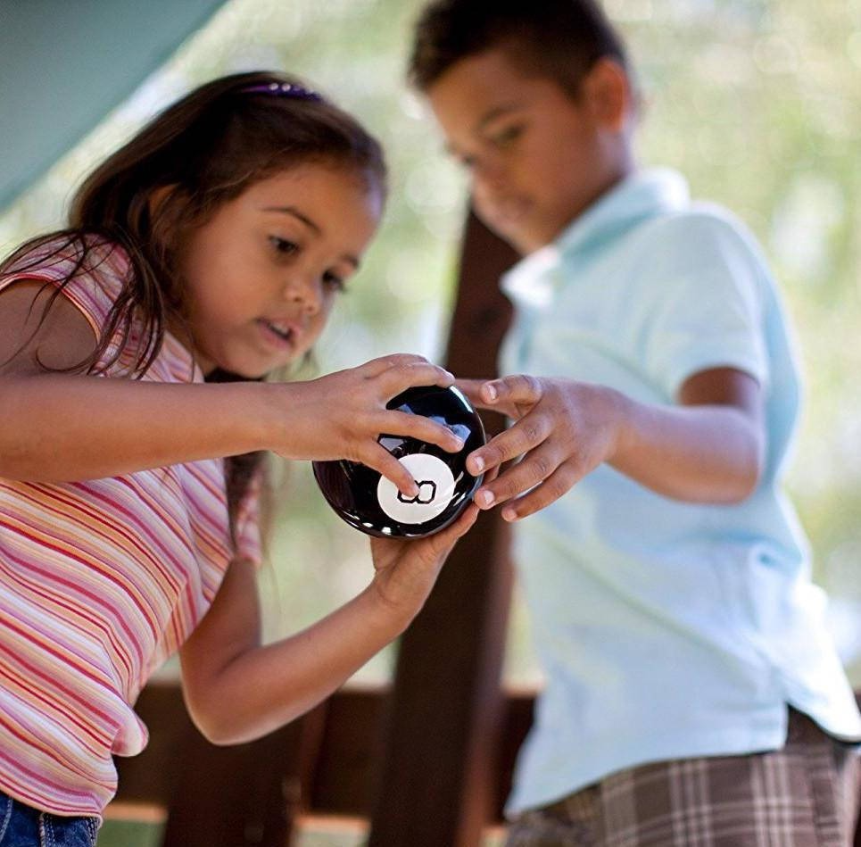 Магический шар предсказаний Magic 8 Ball 20 ответов 10 см Черный - фото 2