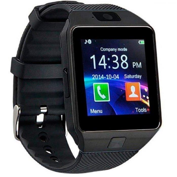 Смарт-годинник Smart Watch DZ09 з крокоміром Black (1316363142)