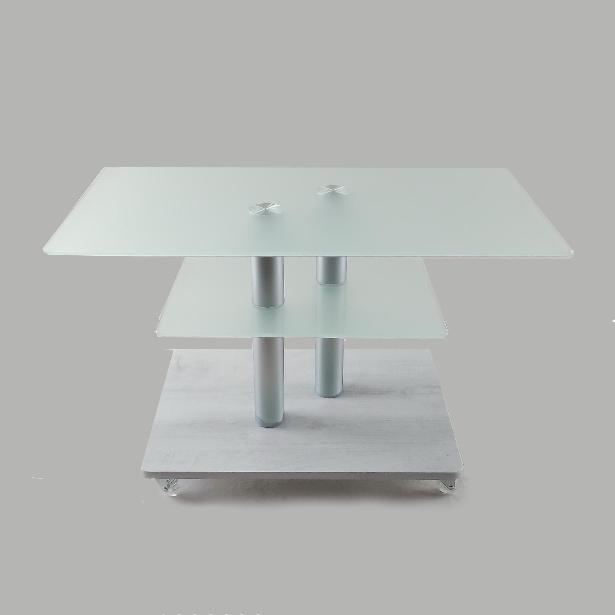 Стол журнальный стеклянный Commus Bravo Max P ss-sosnak-2alm60 Белый (444820254) - фото 8 Стол журнальный стеклянный Commus Bravo Max P ss-sosnak-2alm60 Белый (444820254) - фото 8