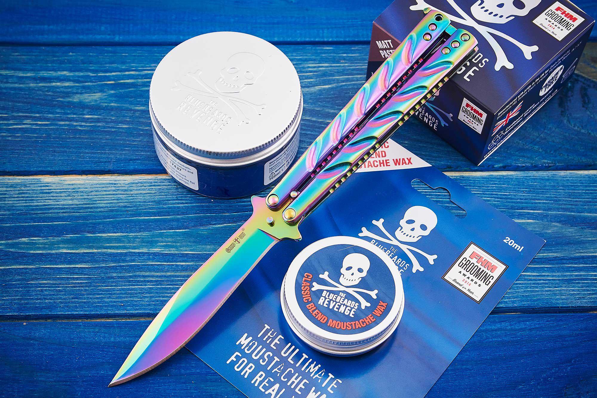 Нож карманный складной Grand Way бабочка 105 мм (1066PT2) - фото 5