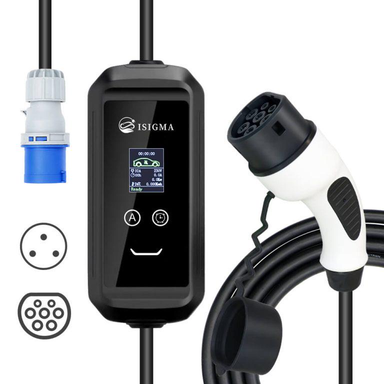 Зарядное устройство для электромобиля ISIGMA LED DISPLAY 7,2 кВт Type2 (12510446) - фото 3