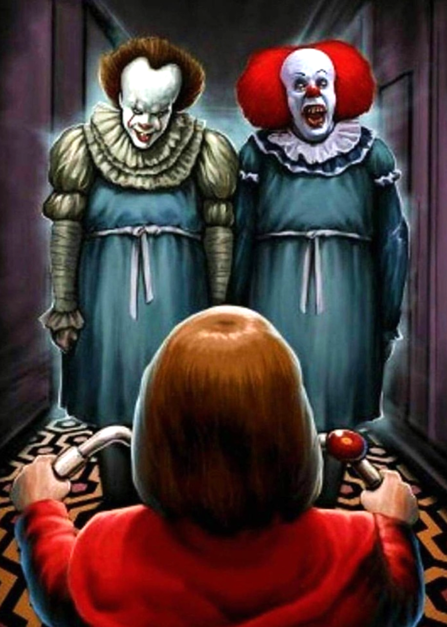 Картина постер Gee! IT Pennywise the Dancing Clown Оно Пеннивайз танцующий клоун 40х60 см IT.03.20